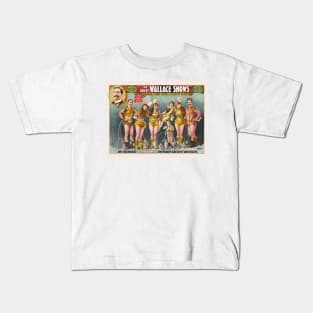 The Great Wallace Shows Vintage Poster 1898 Kids T-Shirt